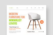 Interior Furniture Agency Landing Pa, an UI Kit Template by CreativeShaper (Thumbnail 2 of 6)