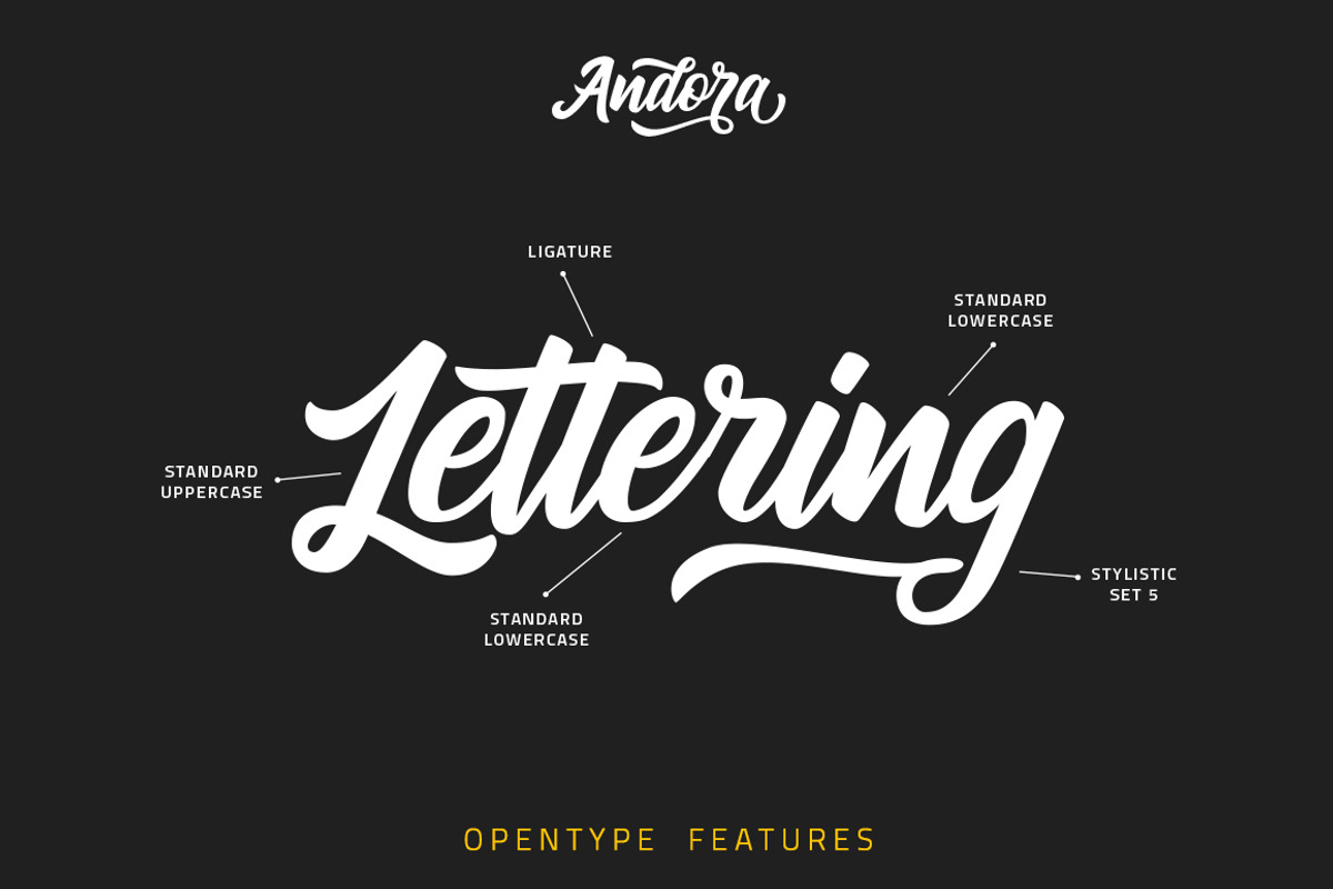 Andora Typeface preview 2