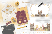 Halloween Bats watercolor clip art, an Illustration by Nastya Brekhova (Thumbnail 10 of 14)