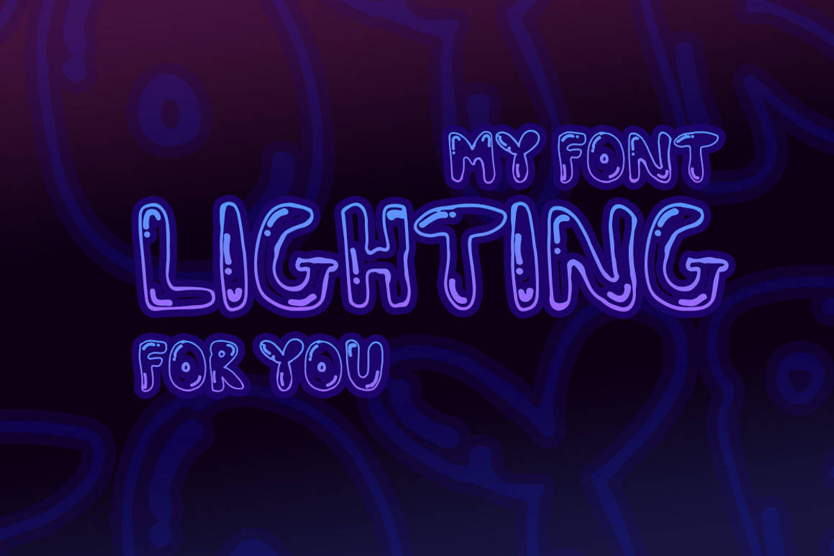 Toyra - Bubble Script Font, a Script Font by Naistudio (Photo 6 of 7)