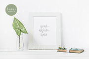 Green & White Mockups Bundle + Bonus, a Product Mockup by Salt Color Studio (Thumbnail 12 of 13)