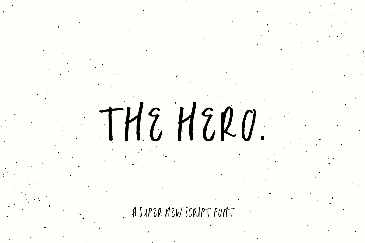 The Hero | Script Font, a Script Font by Heart + Soul Studios (Photo 9 of 9)