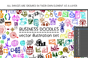 Business doodles - illustration set, a Work Illustration by Renée from Studio neetje (Thumbnail 3 of 3)