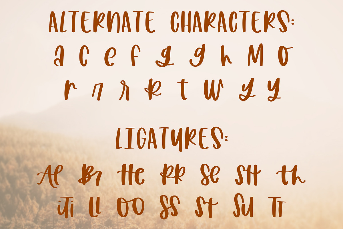 Harvest Wishes Cozy Marker Font, a Sans Serif Font by Jordyn Alison Designs (Photo 11 of 11)