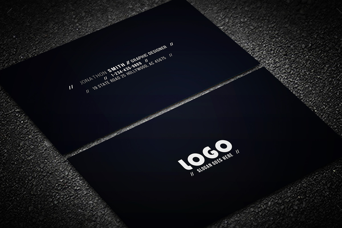 Hash(//) Business Card, a Business Card Template by DesignGhar (Photo 2 of 7)