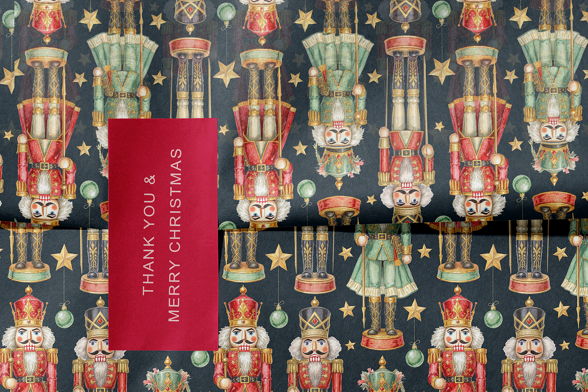 Seamless Christmas Nutcracker, a Graphic by ClipArtRoom (Photo 6 of 8)