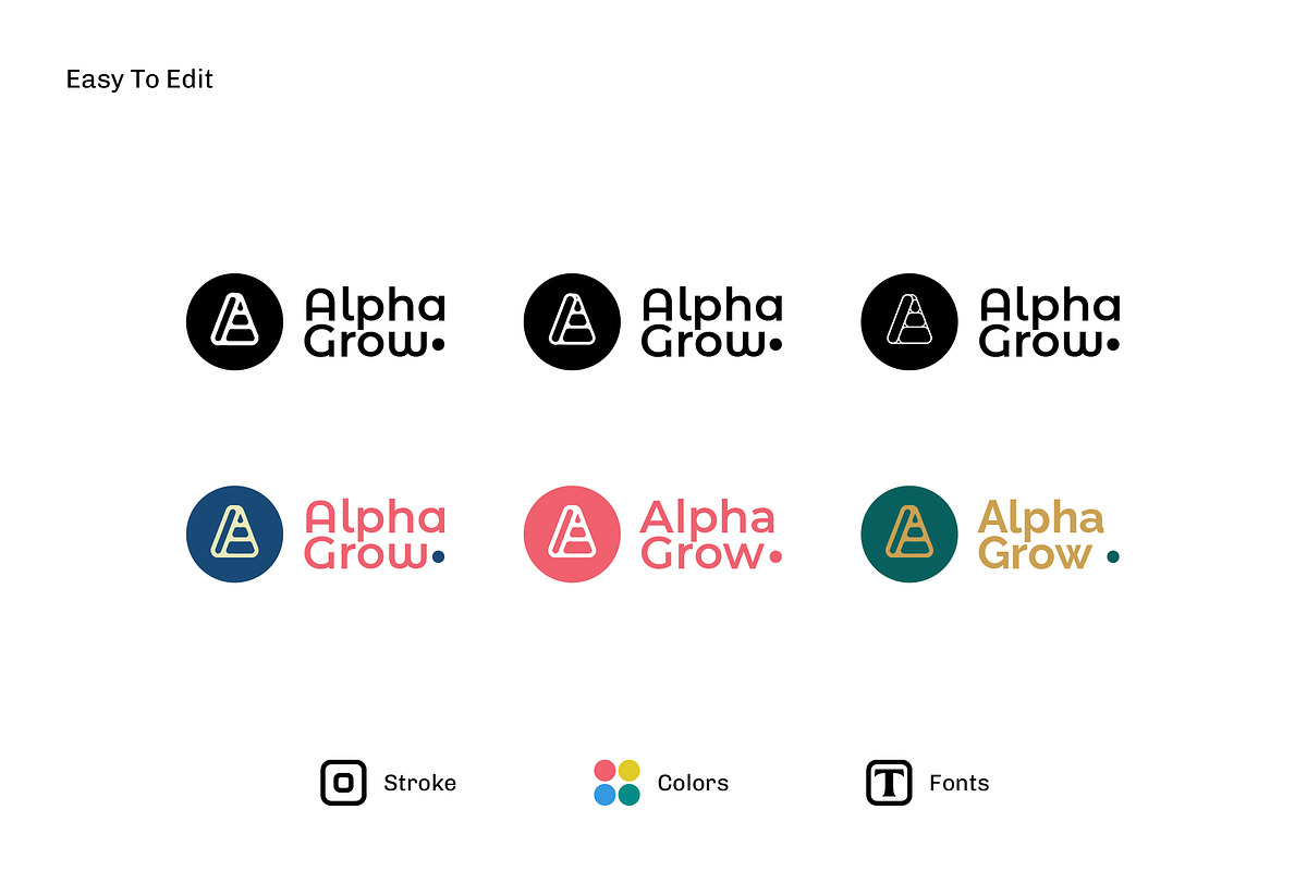 5 Minimalist Letter A Logo Vol 02, a Branding & Logo Template by Morand Union (Photo 3 of 7)