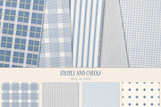 Cottage Dreams patterns, frames, bow, a Pattern Graphic by Cozy pattern shop (Thumbnail 8 of 12)