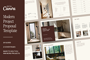 Modern Project Proposal Template, a Presentation Template by Brand & Bloom (Thumbnail 1 of 15)