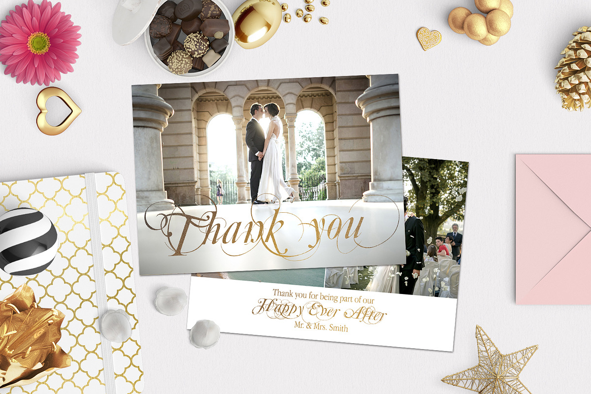 Wedding Thank You | Golden Days, an Invitation Template by Sleeklens (Photo 2 of 7)