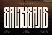 Salty Sans - Condensed Sans Serif, a Sans Serif Font by Pian45 Studio (Thumbnail 1 of 8)