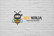 Bee Ninja Logo, a Branding & Logo Template by Martin-Jamez (Thumbnail 3 of 3)