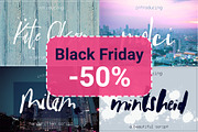 4 fonts for 14$ - Black Friday - 50%, a Script Font by SophieSaxo (Thumbnail 1 of 9)