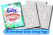 330 Motivational Quotes Book, a Decorative Illustration by Design Station (Thumbnail 3 of 3)