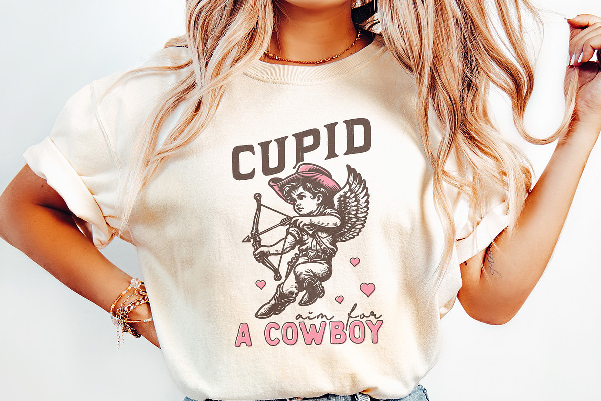Cupid Aim for a Cowboy PNG, Digital, an Illustration by SharpMarketplace (Photo 2 of 9)