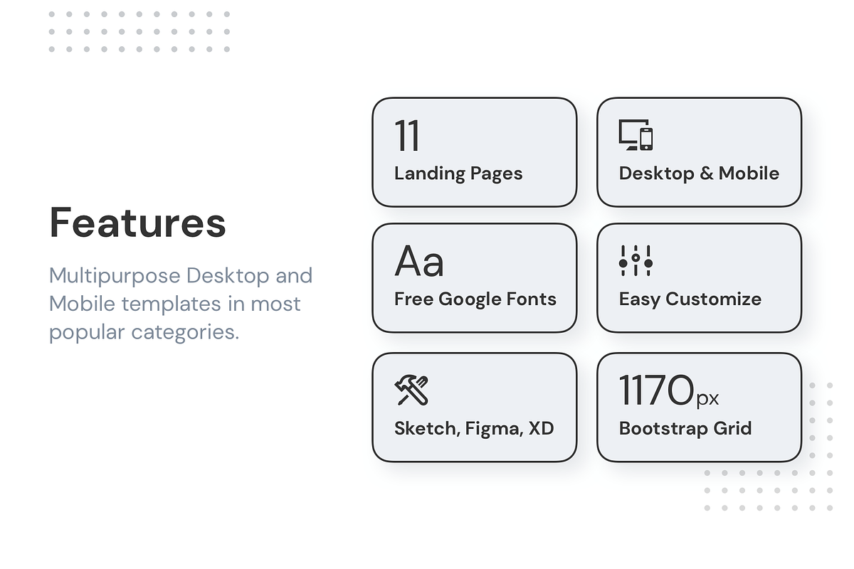 ELEVEN - Responsive Landing Pages, a Landing Page Template by laaqiq (Photo 2 of 18)
