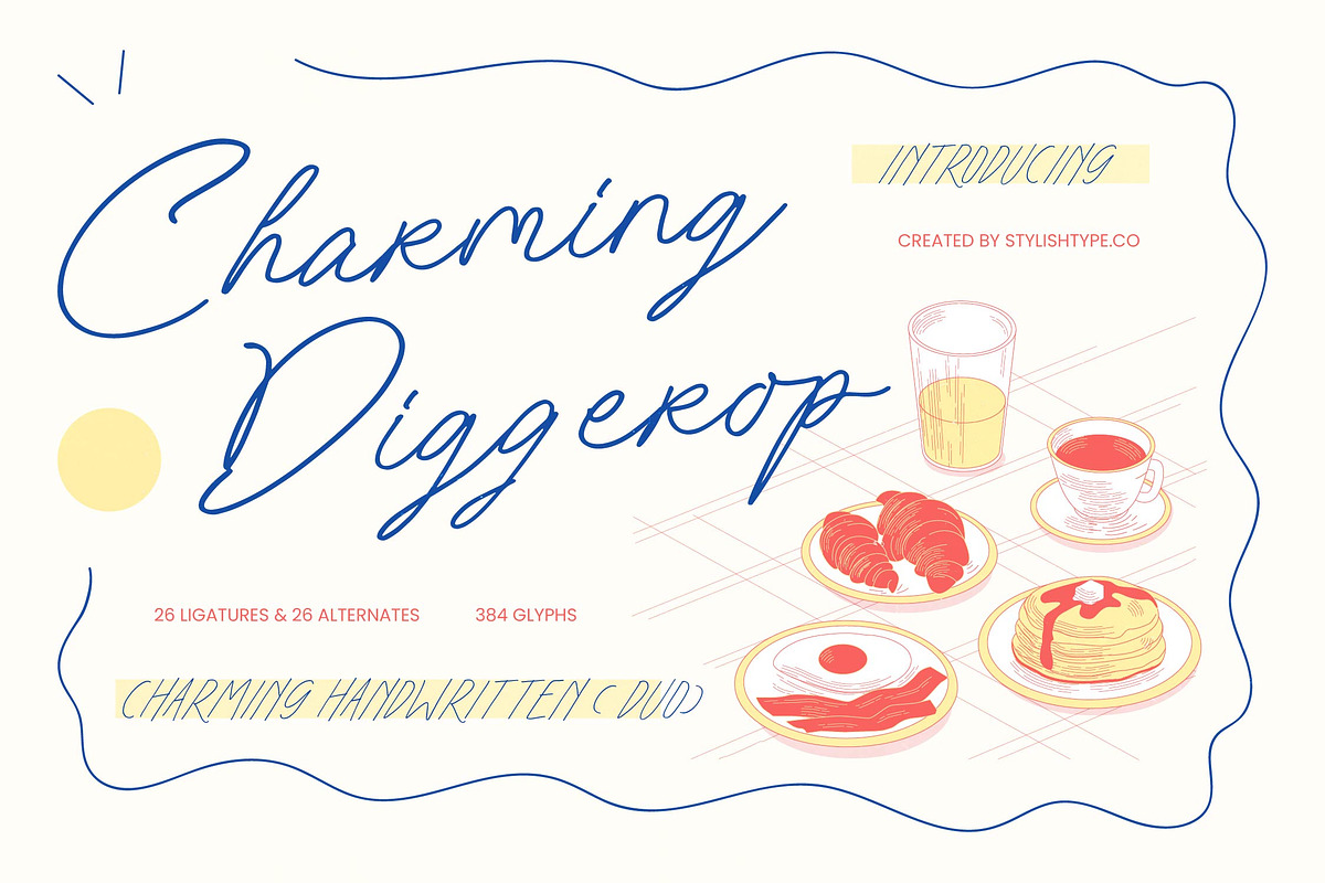 Charming Diggerop Handwritten Font, a Script Font by stylishtype.co (Photo 1 of 10)