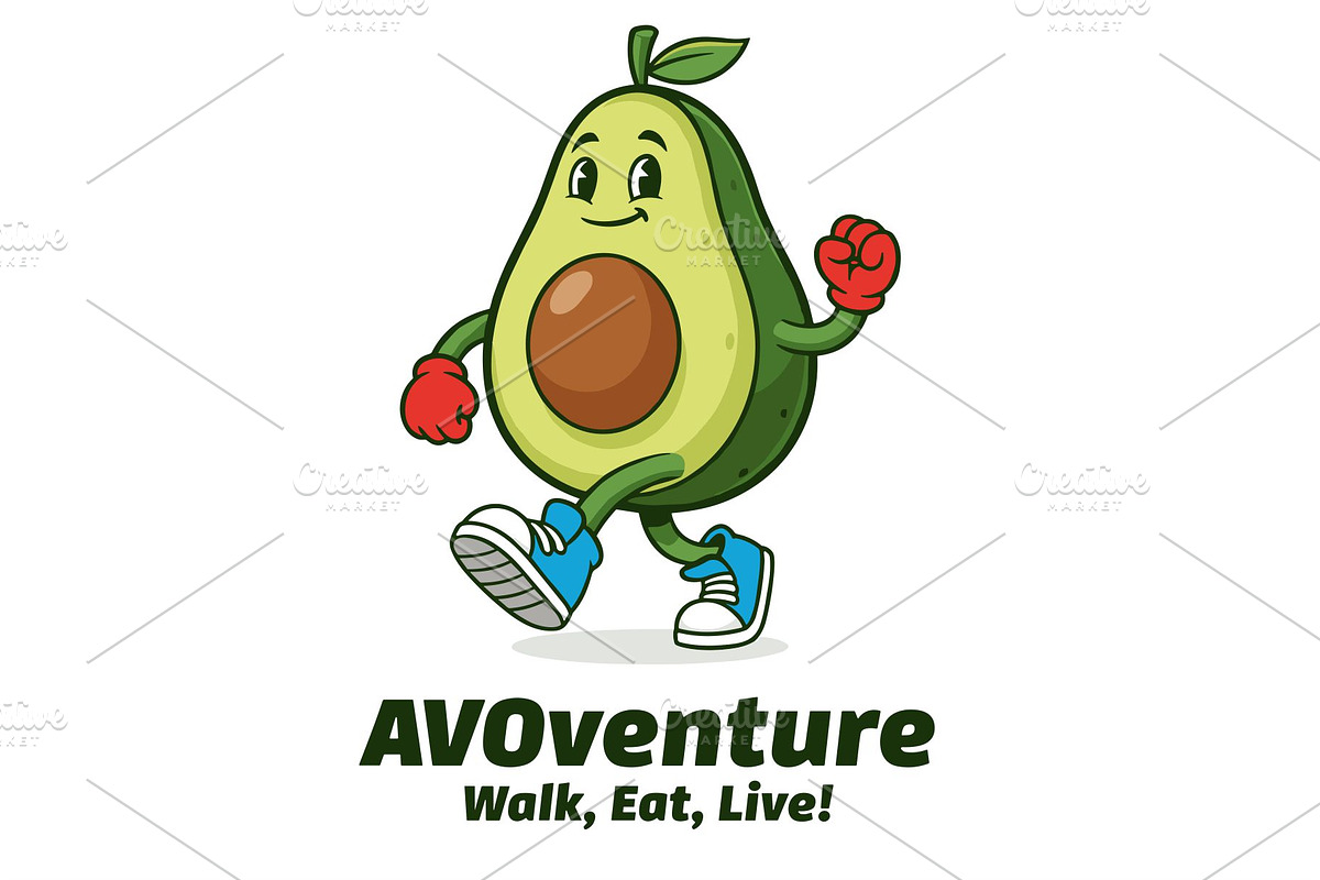 Avocado Active Life, a Food Illustration by Izdihaar_Studio (Photo 1 of 3)