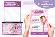 Rhythmic gymnastics characters set, a Sport Illustration by Ksenya Savva (Thumbnail 4 of 10)
