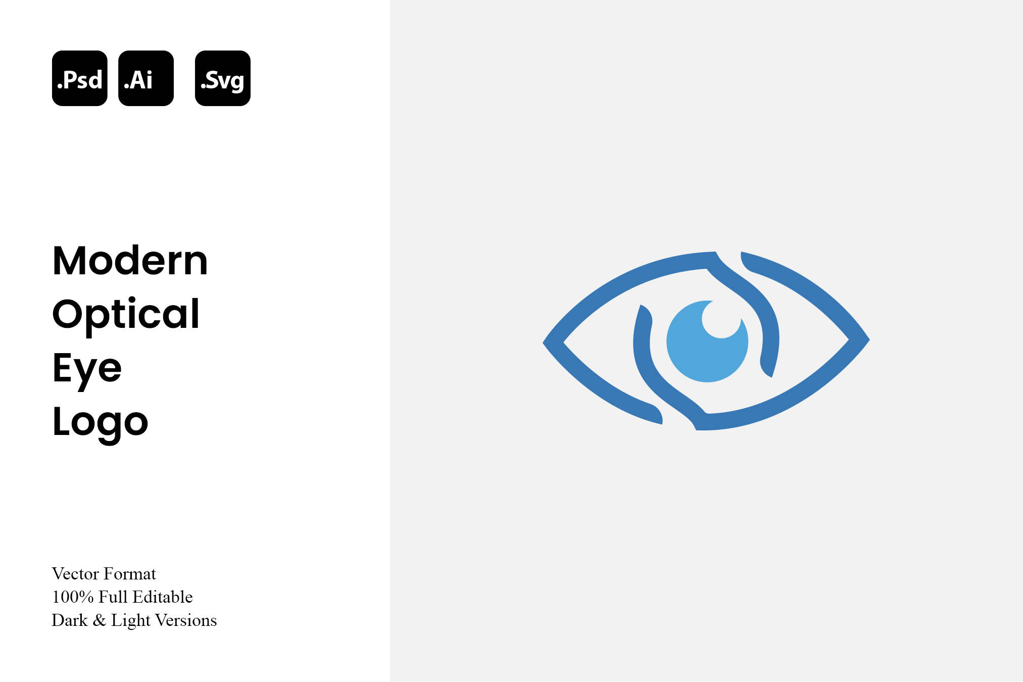 Modern Optical Eye Logo