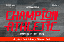 Champion Athletic - Sport Font