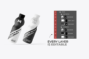 Sports Drink Bottle PSD Mockup