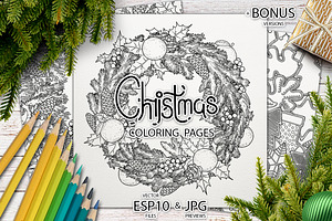 Christmas coloring pages