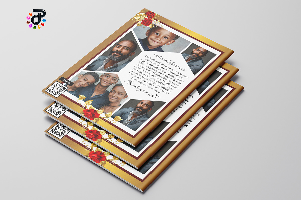 Elegant Canva Obituary Template, a Brochure Template by Protech Design ENT (Photo 9 of 9)