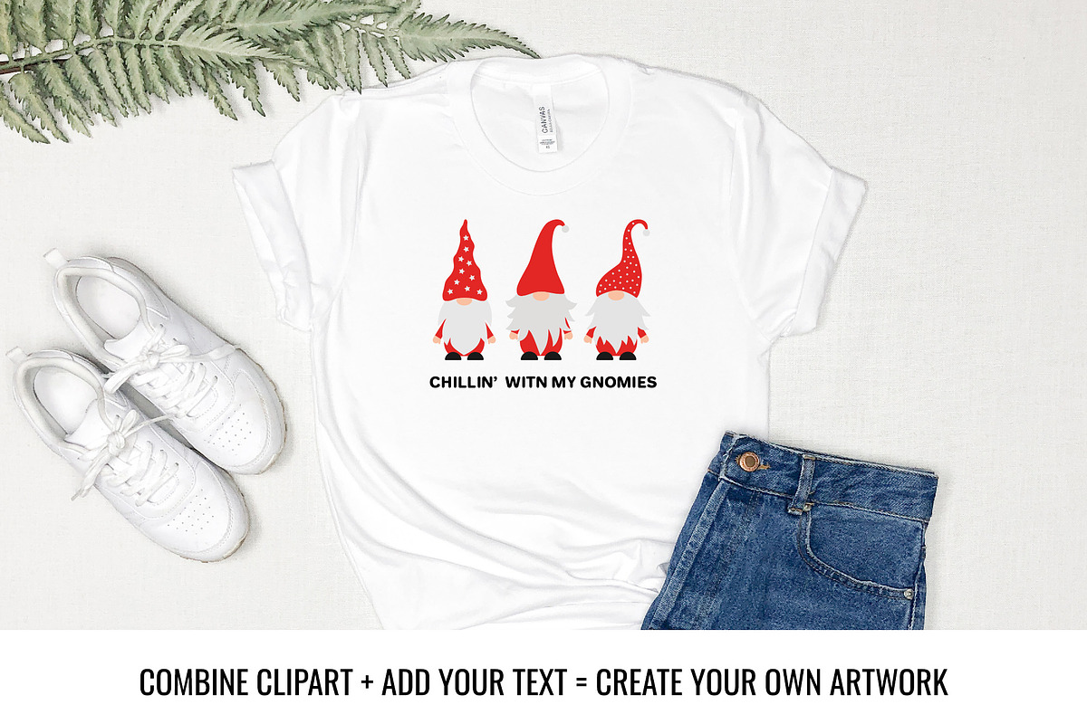 Christmas or Valentines Gnomes, an Object Graphic by LaBelezokaDesign (Photo 2 of 3)