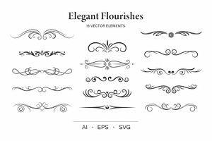 Elegant Flourishes Set