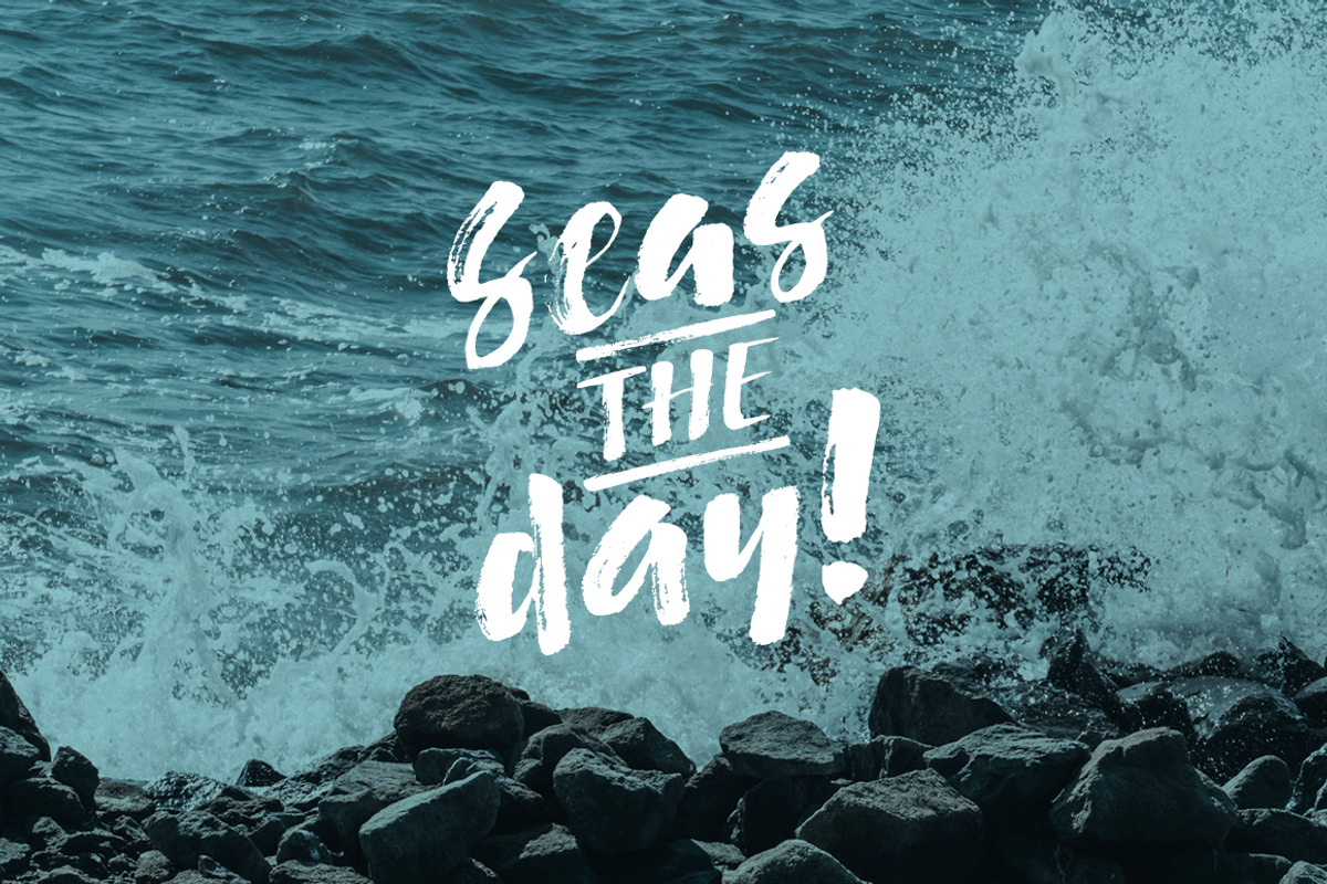 Fruit Salad Brush Font + Extras, a Script Font by milenabdesign (Photo 7 of 10)