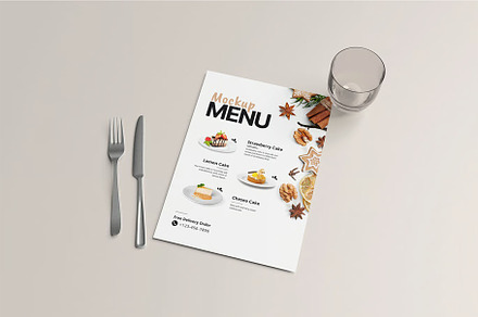 Menu Mockup