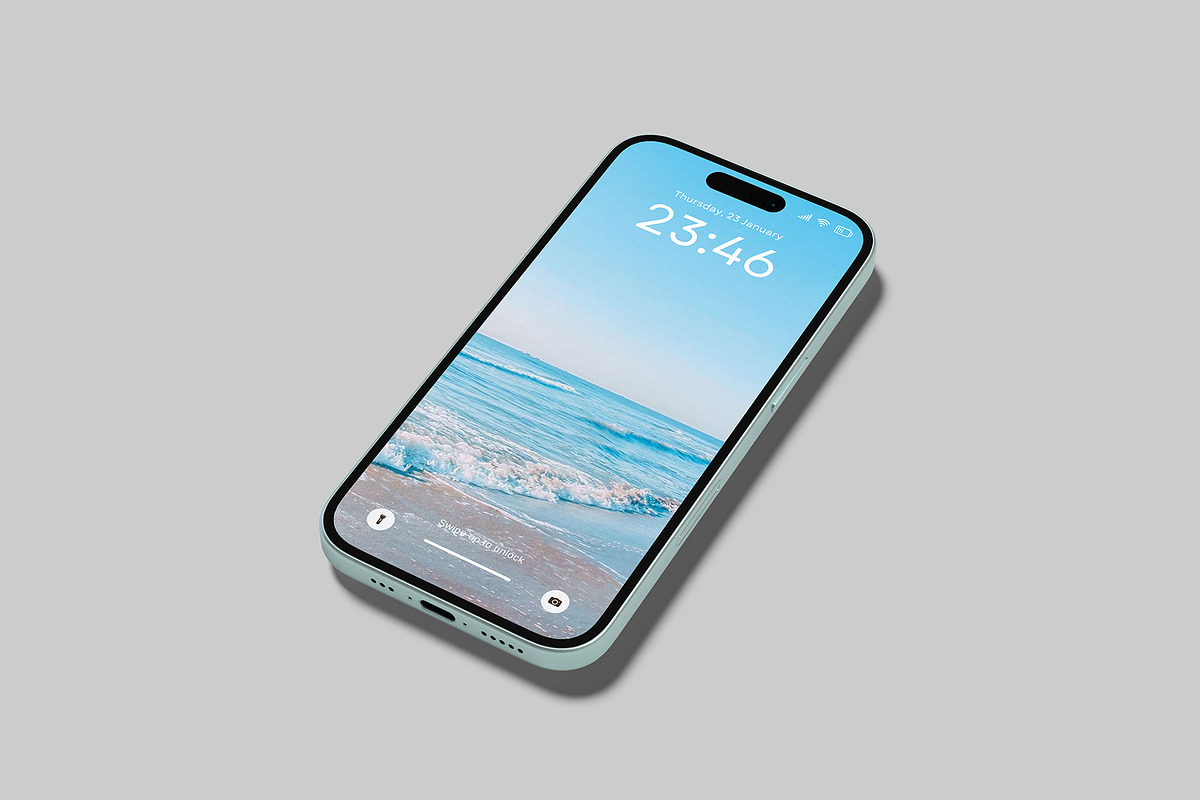 iPhone 16 Mockup, an iPhone Mockup by Amigos__46 (Photo 4 of 10)