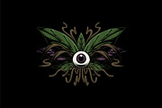 Nature mystical eye, an Object Illustration by Judsart (Thumbnail 1 of 3)