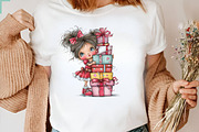 Birthday Girl Quirky Clipart, a Seasonal Illustration by CreationArt (Thumbnail 6 of 7)