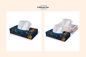 Tissue Paper Box Packaging Mockup