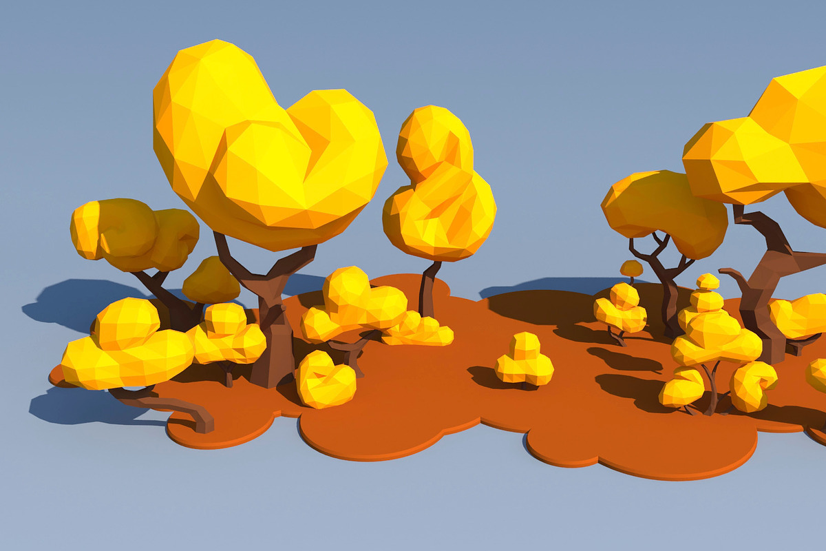 Trees And Bushes, an Environmental 3D Model by Saintpix (Photo 22 of 35)