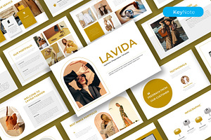 Lavida – Aesthetic Keynote Template, a Presentation Template by kreatifreya