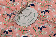 Xmas Florals - Seamless Patterns, a Pattern Graphic by InaCorart (Thumbnail 8 of 9)
