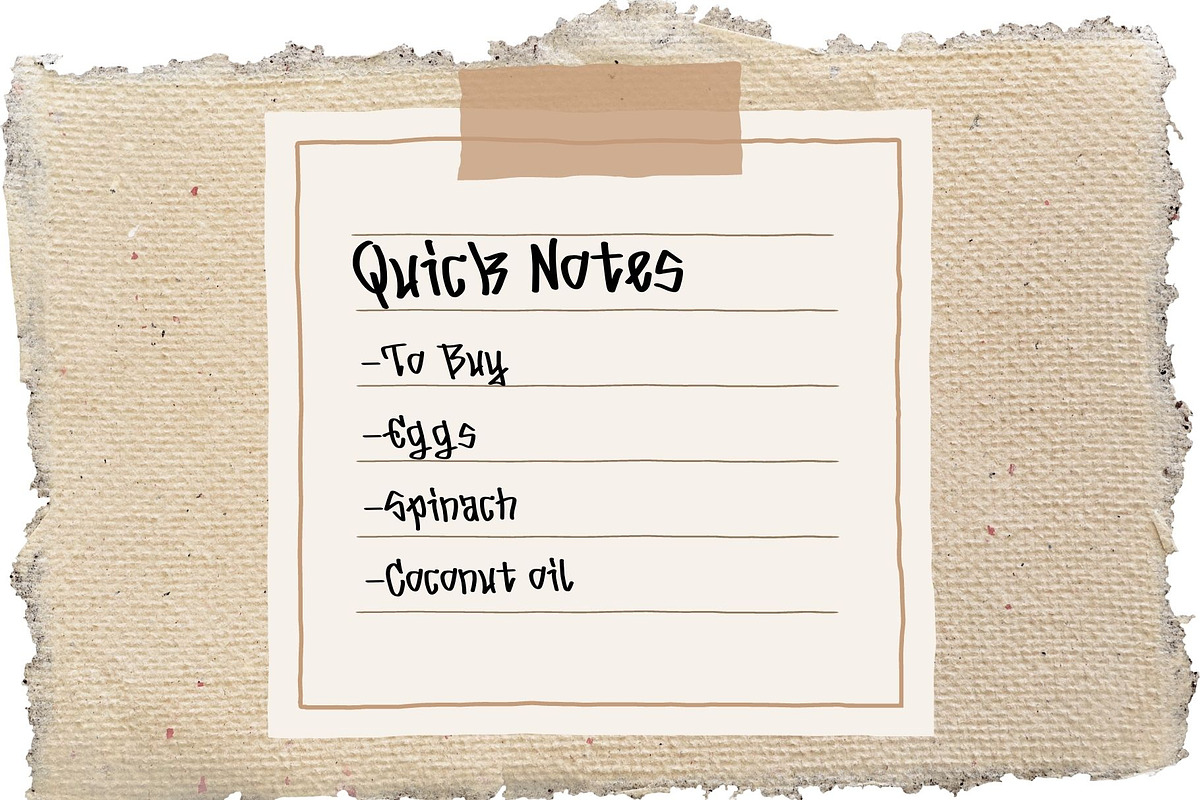 Smooth Paper Handwriting Font, a Sans Serif Font by Mehul Munjani (Photo 4 of 10)