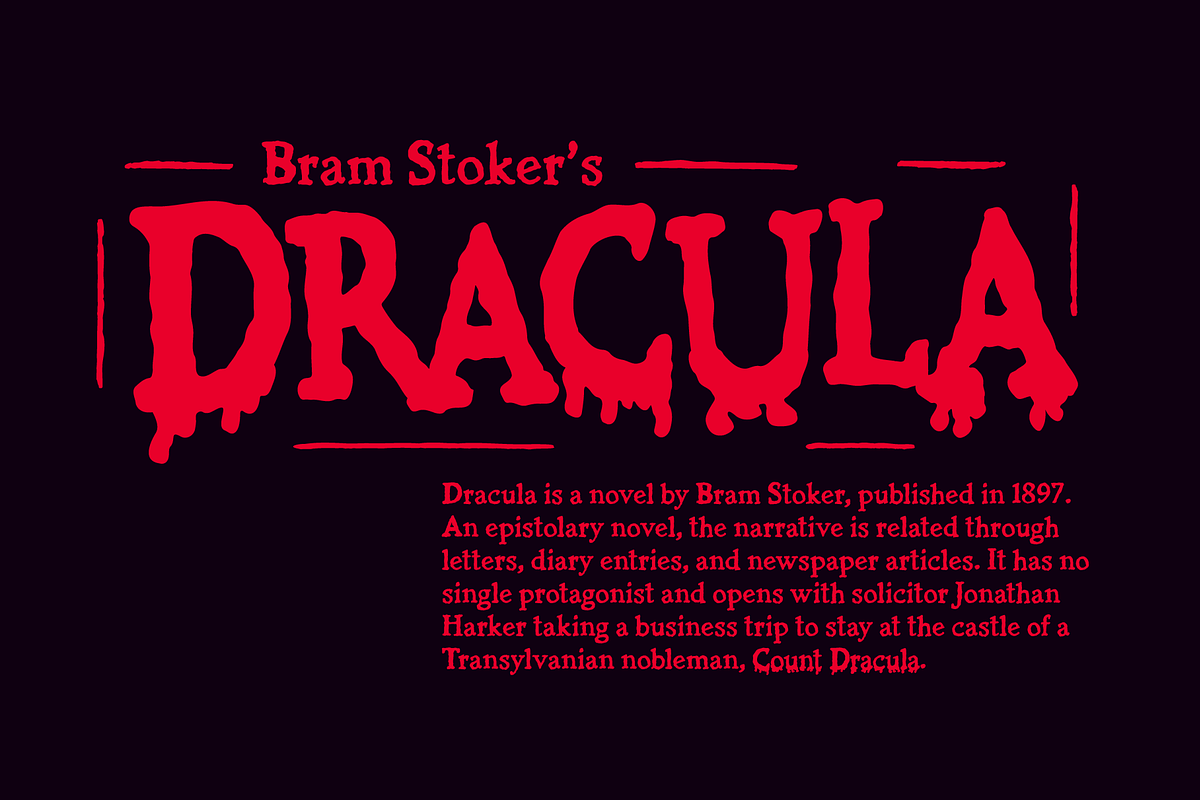 Casket - A Spine-Chilling Serif Font, a Serif Font by Wingsart Studio (Photo 14 of 15)