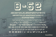 B-52 – A Military Style Font, a Sans Serif Font by Komet & Flicker (Thumbnail 14 of 14)