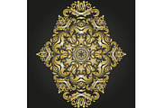 Damask Vector Oriental Pattern, a Decorative Illustration by FineArtStudio (Thumbnail 1 of 3)