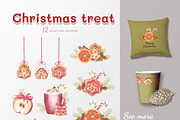 40% OFF. Christmas treat, a Decorative Illustration by oKOLOstyle (Thumbnail 5 of 7)