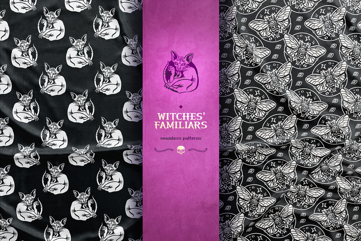 Witch's familiars. Magical Pets, an Animal Illustration by OlgaSoi007 (Photo 8 of 10)
