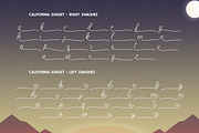 California Sunset Font Family, a Sans Serif Font by Salt & Pepper Designs (Thumbnail 10 of 12)