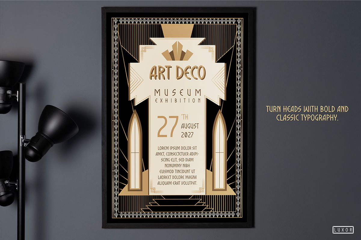 LUXOR, a Sans Serif Font by Pinisi ART (Photo 8 of 11)