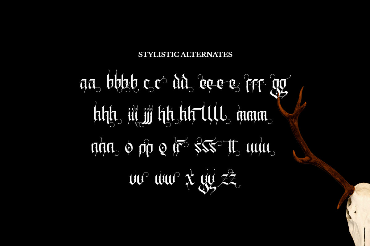 Gold Empire - Blackletter Font, a Blackletter Font by RockboyStd (Photo 15 of 16)