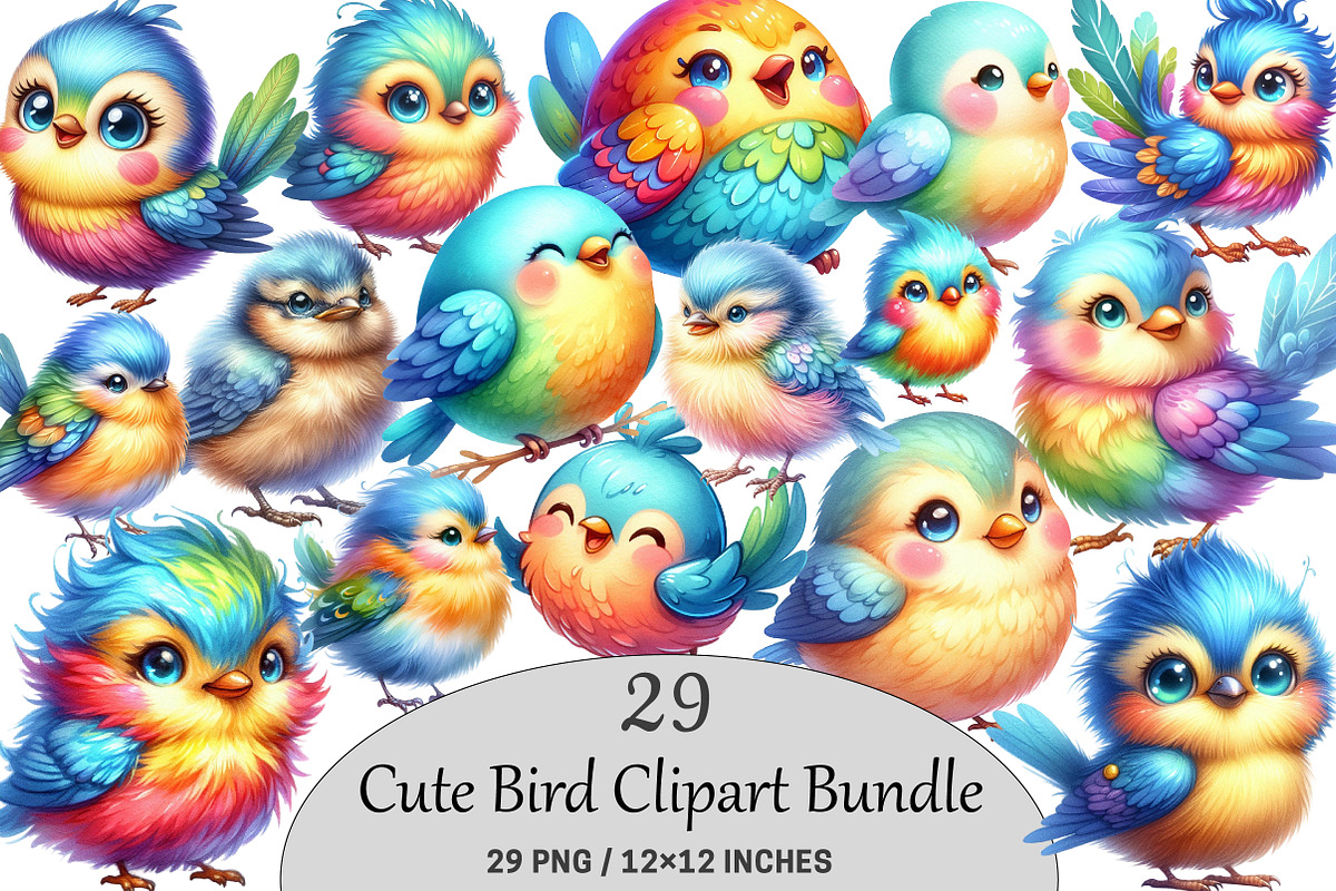 Watercolor Cute Bird Sublimation, a Graphic by CitraGraphics (Photo 1 of 5)