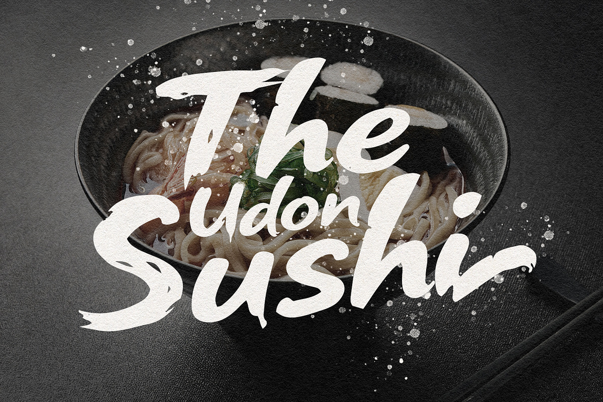 Cleju Bibsha Japanese Style Brush, a Handwritten Font by Maulana Creative (Photo 8 of 8)